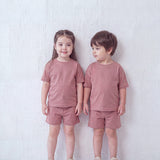 Pack of 3 Co-Ord Sets - Dusty Pink | Dusty Blue | Charcoal Blue
