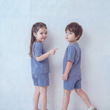 Pack of 3 Co-Ord Sets - Dusty Pink | Dusty Blue | Charcoal Blue