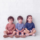Pack of 3 Co-Ord Sets - Dusty Pink | Dusty Blue | Charcoal Blue