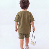 2-Piece Co-Ord Set - Unisex - Olive