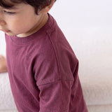 2-Piece Co-Ord Set - Unisex - Burgundy
