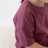2-Piece Co-Ord Set - Unisex - Burgundy